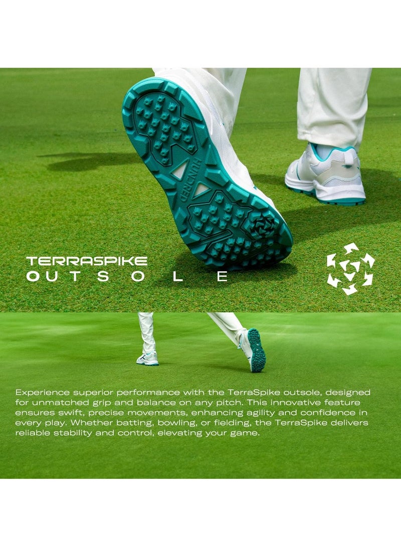HUNDRED Hyperturf Cricket Shoes for Turf, Ground & Hard Pitches | Lightweight & Durable Sports Footwear with TerraSpike Rubber Studs, Shock-Absorbing Midsole & Stability Plate for Grip, Comfort & Support - Image 4