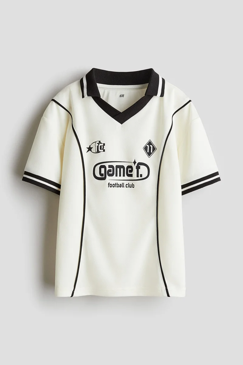 اتش اند ام Collared Football Shirt