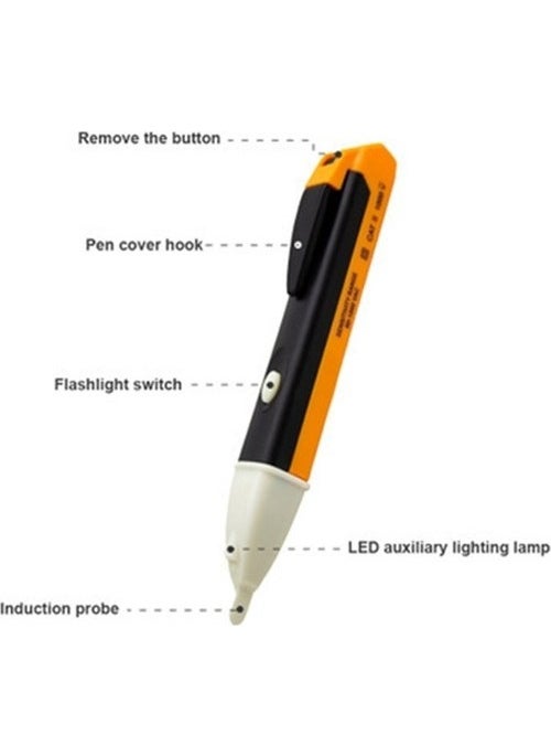 Rekotools -90-1000V Voltage Tester Electrical Indicator Non-Contact Voltage Tester Ac Output Detector Tester Pen with LED Light  - Image 5