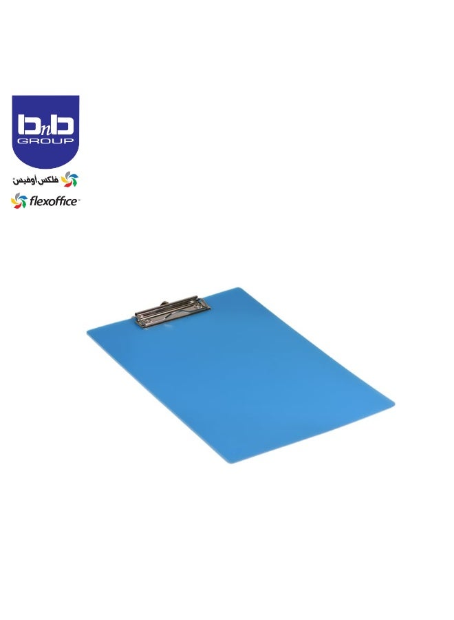 FLEXOFFICE Plastic Clipboard Writing Pad Profile Clip FO-CB04 Blue - Image 3