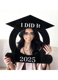 Story Of Candle Circular graduation 2025 frame, in white and black  - Image 2
