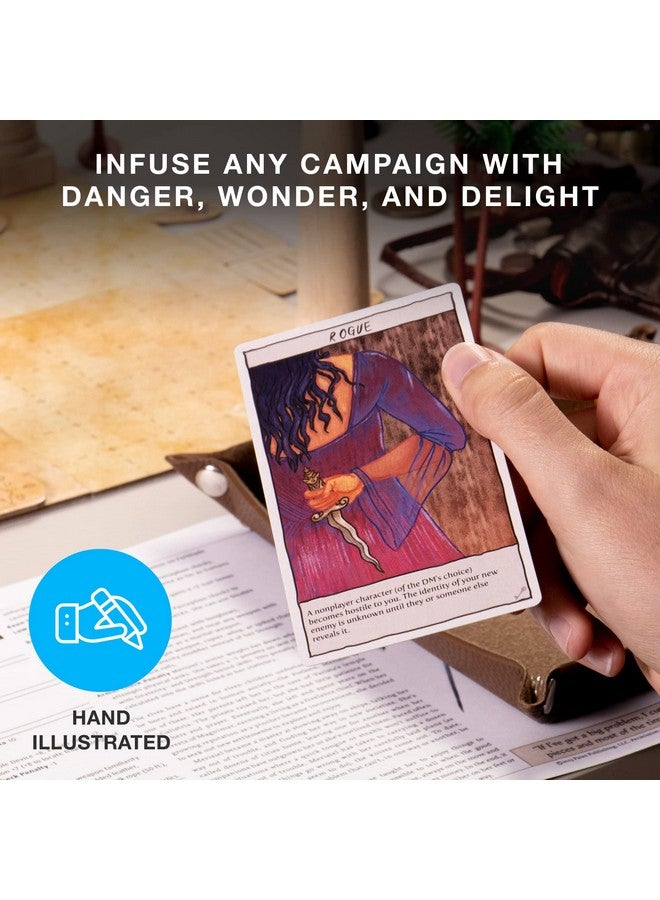 Stratagem 49 Hand-Illustrated Colorful Fantasy Tabletop Role Playing Game| DND 5e|The Deck of Many Things & The Deck of Many Fates - Image 4