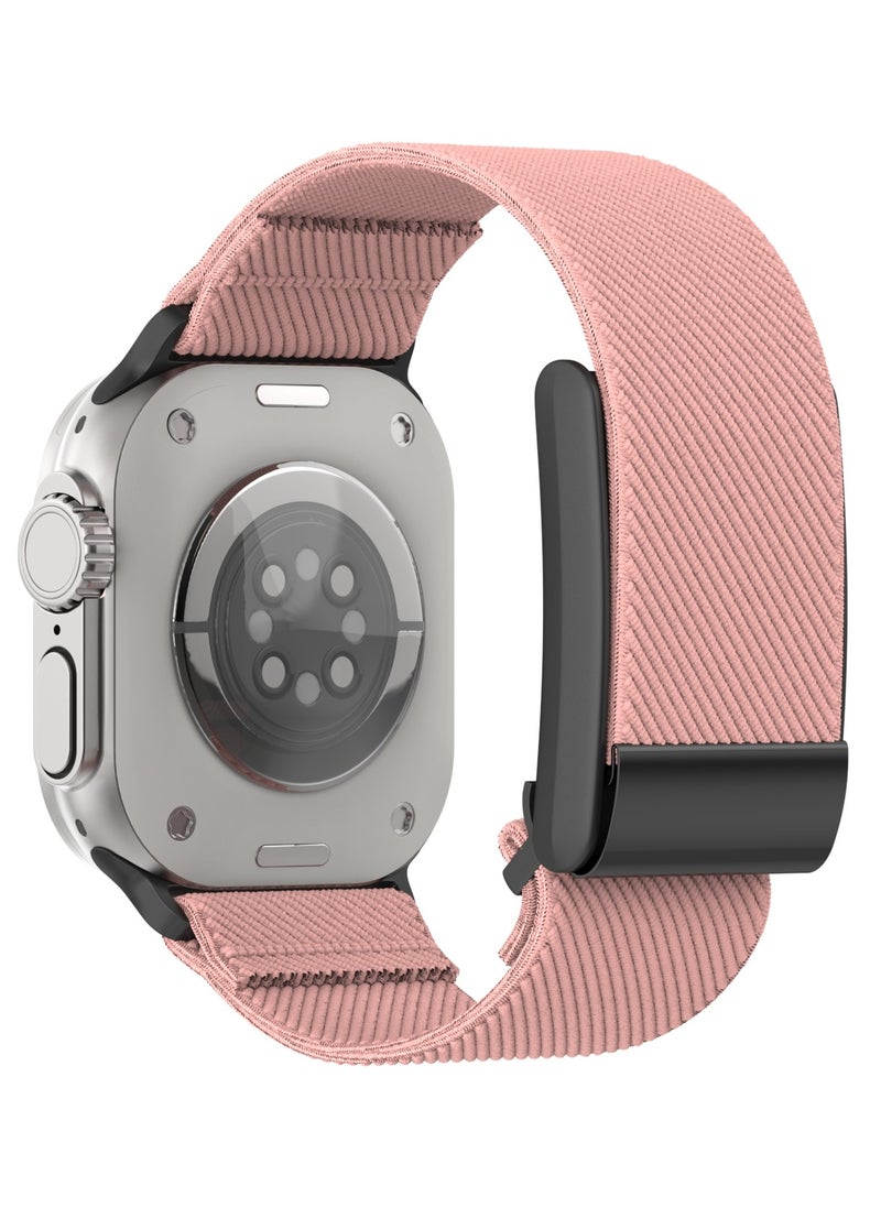 TEMPO Nylon Sport Band compatible with Apple Watch and Whoop 4.0, Hybrid watch band - Odor-resistant breathable sport Strap adjustable fabric wristband for Whoop 4.0 and iWatch 49mm, 46mm, 45mm, 44mm, 42mm  - Image 2