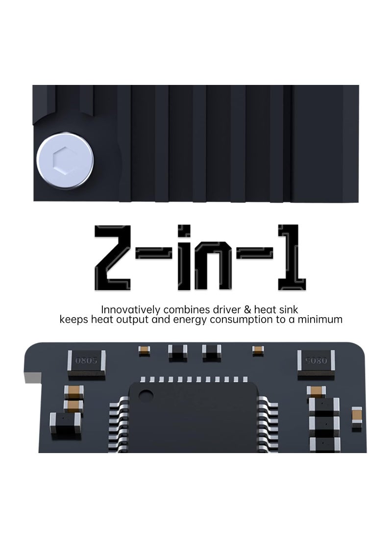 Generic - 2PCS EZ2209 V1.0 Stepper Motor Driver, Silent Stepstick Driver, Compatible with SKR 3 EZ and Manta E3 EZ 3D Printer Controller Boards, Ideal Replacement Accessory. - Image 1