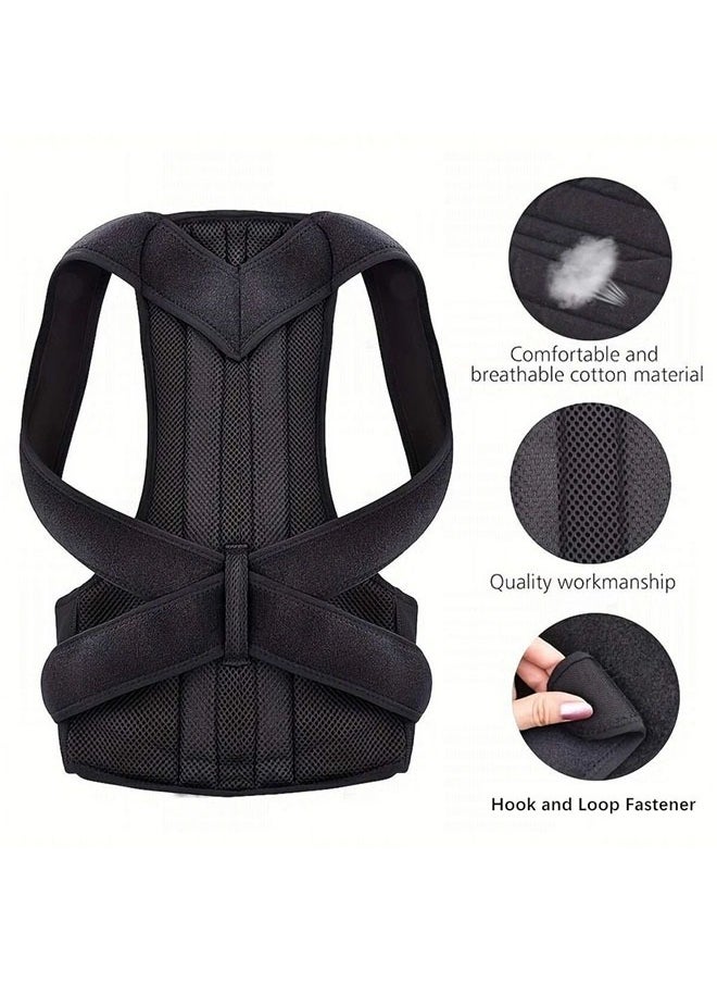 Generic - Posture Adjustment Vest, Adjustable Belt Back Shoulder Spine Neck Stretcher Trainer - Image 1