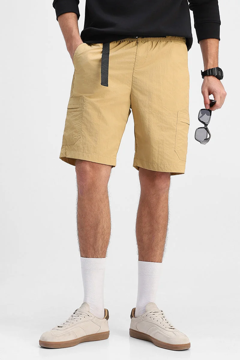 SNITCH Regular Fit 100% Nylon Shorts