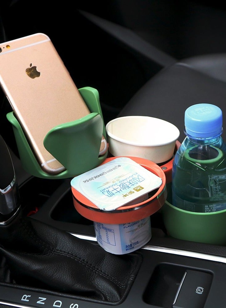 Raxoom 5 in 1 Car Cup Holder, Expander Adjustable Cup Holder Phone Mount Universal Insert Sundry Storage for Snack - Image 5