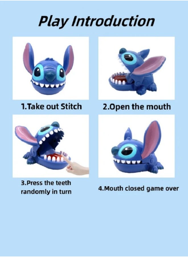 Stitch Teeth Toys Game for Kids, Stitch Biting Finger, Dentist Games, Funny Toys ( Blue)  - Image 2