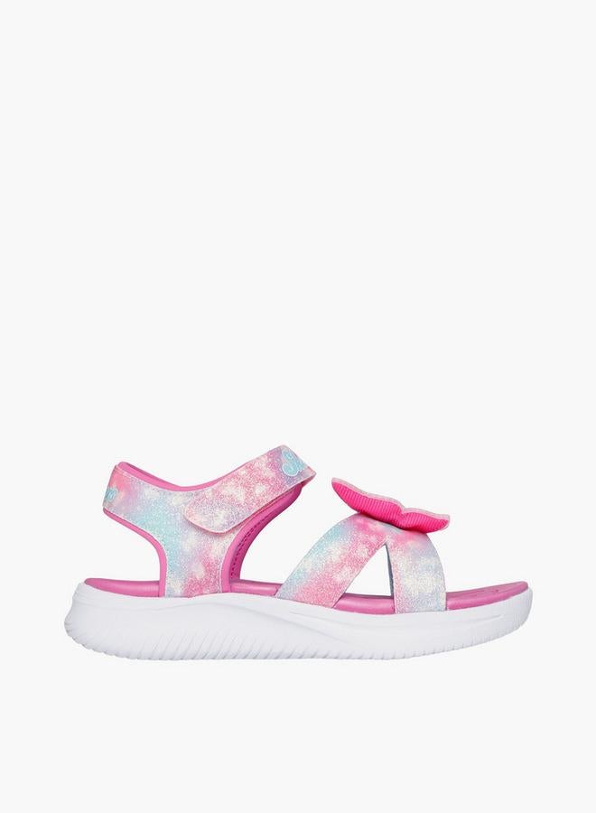 SKECHERS Girls Jumpsters Hook & Loop Sandals - 303109L-Pkmt-Cp - Image 3