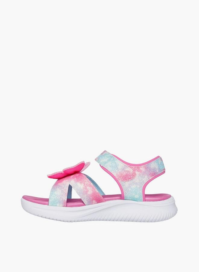 SKECHERS Girls Jumpsters Hook & Loop Sandals - 303109L-Pkmt-Cp - Image 4