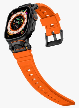 Nico Apple Watch 46/49mm Strap with Metal Buckle / Hypoallergenic Material / Solid Silicone Material / Silicone & Stainless-Steel Finish / Sweat & Water Resistant / Extended Band Interaction - Sunset Orange - pzsku/ZBDB8C0339E893FFFB991Z/45/_/1738132680/6d8dd45c-726e-467b-8803-2dd63354920d