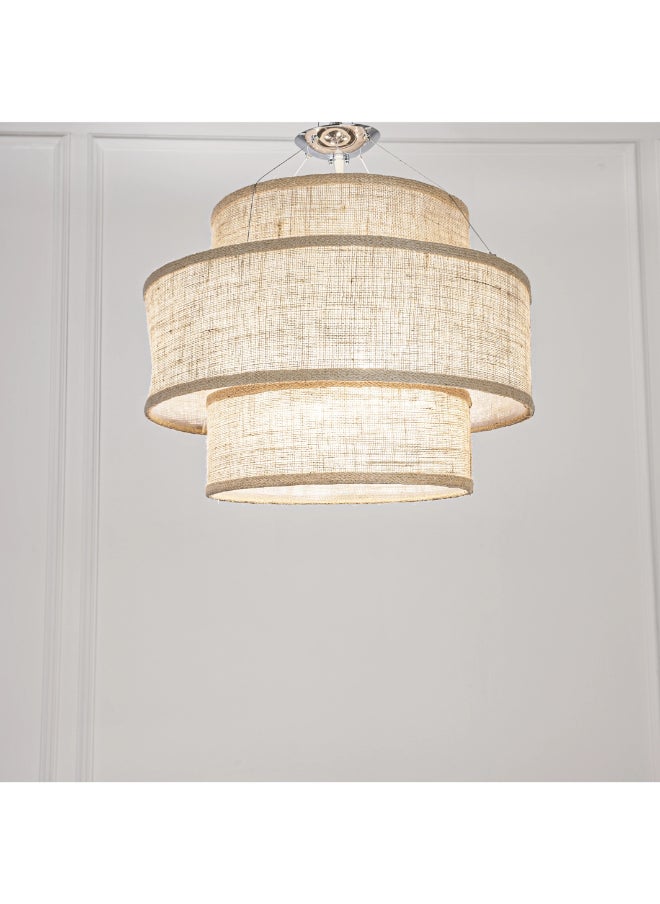 tbshomelamp Jute-Boho Celling Lighting Beige  45x50 cm 
