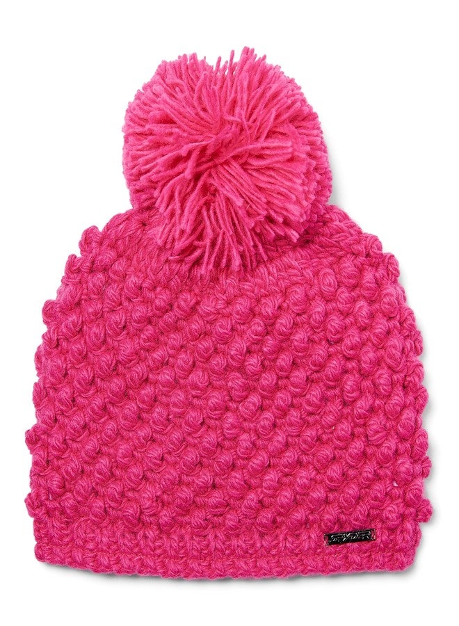 سبايدر قبعة هيلينا النسائية من سبايدر، لون وردي، مقاس واحد - Image 1