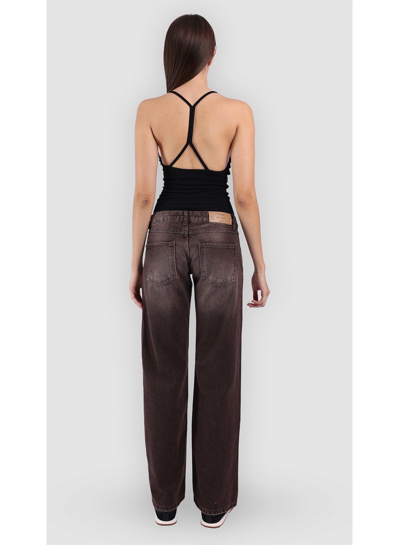 KYVELi Mocha Street Straight Jeans - Image 5