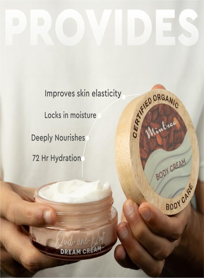 Mintree Oud Moisturizing Body Butter for Dry Skin, Up to 72-Hour Hydration, Tan Removal and Skin Repair | Nourishing and Softening Body Cream for Men and Women | 150g - Image 4