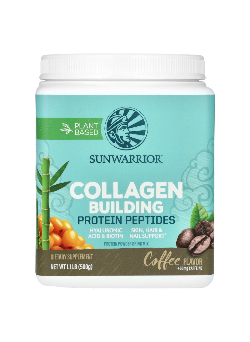 Collagen Building Protein Peptides, Coffee, 1.1 lb (500 g)