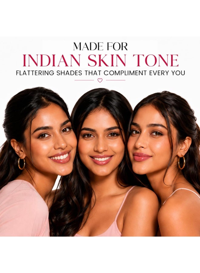 Parul Garg Beauty Gloss Collection Pack of 6 | Tinted, Clear & Diamond Shimmer Lip Glosses | Non-Sticky High Shine Finish | SPF 20 & Vitamin E - Image 3