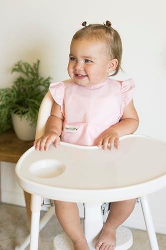 Tiny Twinkle Mess Proof Baby Bibs for Eating – Waterproof, Wipeable Toddler Bibs with Pocket – Baby Food Bibs for Girls & Boys(3 Pack,Olive. Slate) - Image 5