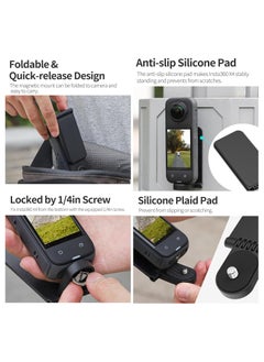 General Insta360 X4 Magnetic Bracket Compatible with Insta360 Camera, Magnetic Steering Bracket with 1/4 Screw, Bracket for Insta360 X4/X3/X/GO 3/GO 2/DJI Pocket 3  - Image 5