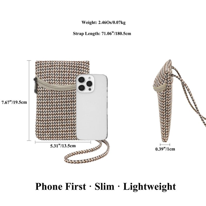 BBORGDC Small Cell Phone Purse, Mini Crossbody Bags For Women Small Size, Lightweight Phone Bags Wallet with Coin Pocket - Image 3