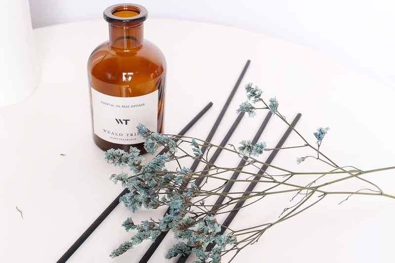 WEALD TRIBE Reed Diffuser Set for Bathroom Decor, Sticks Diffuser with Essential Oils Included | Ocean Scent 4.0 fl oz Fragrance Oil | Defusers for Home Living Room Shelf Decor Apartment Essentials - Image 3