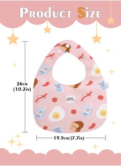 8 Pack Dribble Bibs, Soft Cotton Baby Teething Bibs Waterproof Drool Bibs (Multicolour). - pzsku/ZBDB9284F2EA3F0C6C937Z/45/_/1737532505/4d985cd7-656d-472f-8b27-0a937f521627