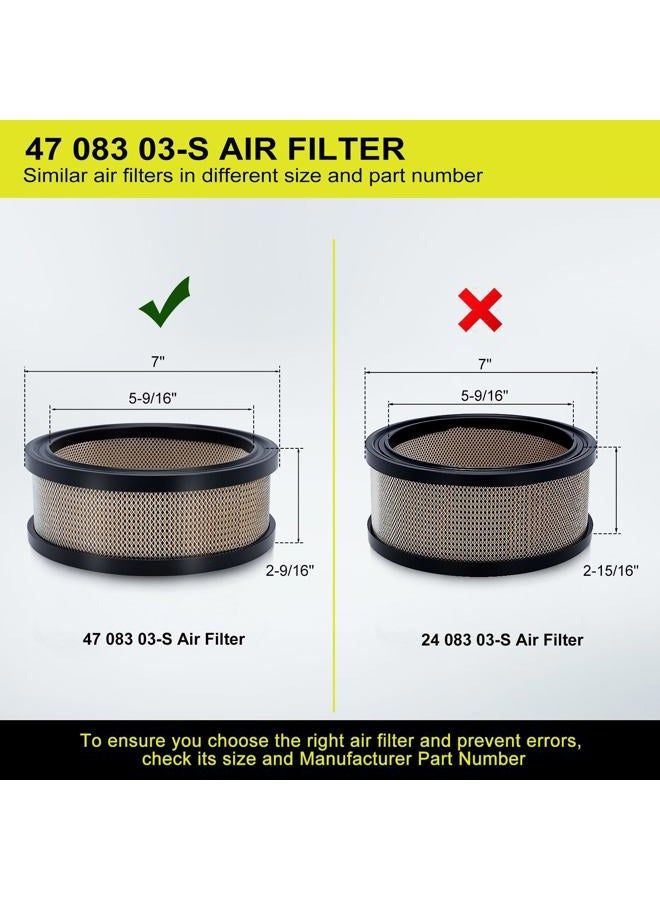 Butom 47 883 03-S1 Air Filter 52-050-02-S Oil Filter for 47 083 03-S1 47 083 03 Command CV17-CV23 CV724-CV740 CH18-25 CH730-740 - Image 2
