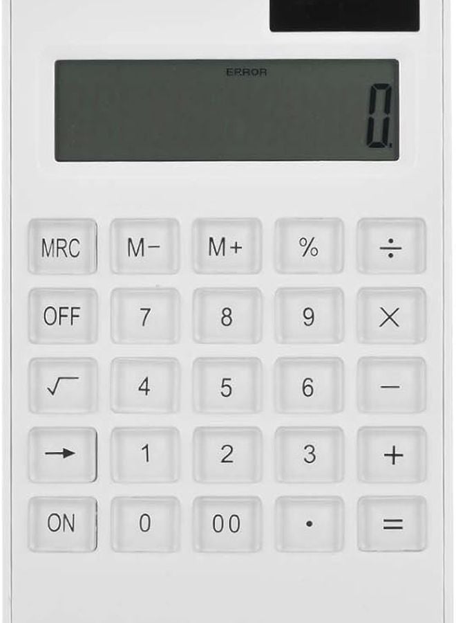 Large Display 12 Digit Scientific Desk Calculator with Big Crystal Buttons Dual Powered for Office Teachers Students - Image 2