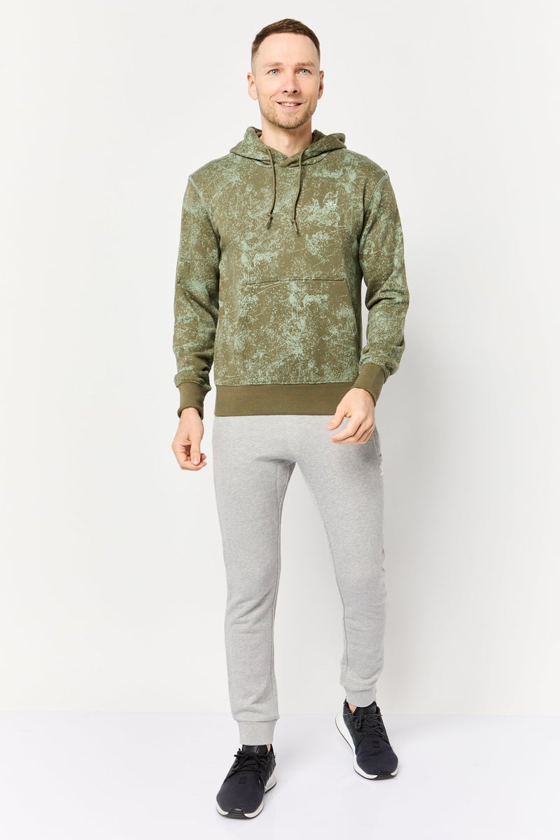 adidas Originals Men Sportswear Fit Long Sleeve Outdoor Hoodie, Multicolor  - Image 2