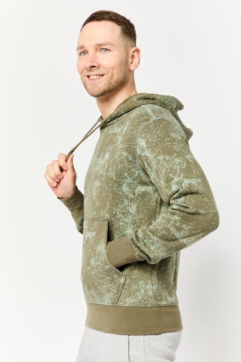adidas Originals Men Sportswear Fit Long Sleeve Outdoor Hoodie, Multicolor  - Image 3