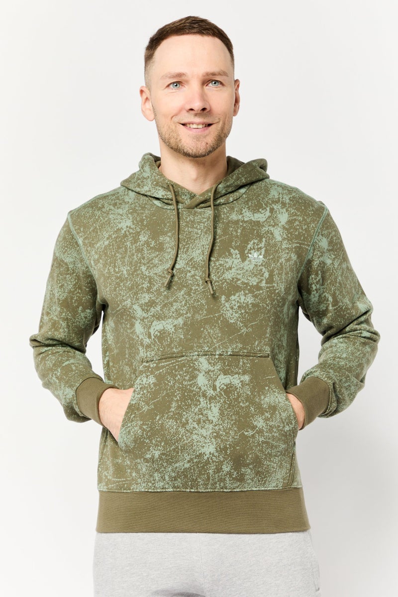 adidas Originals Men Sportswear Fit Long Sleeve Outdoor Hoodie, Multicolor  - Image 1