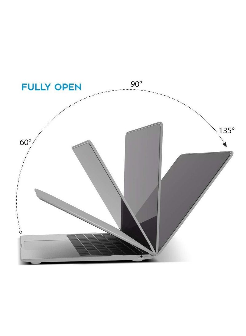 من الصعب تغطية حالة الهاتف الخليوي ، متوافق مع ماك بوك اير الجديد 13 بوصة a2337 ( M1 ) a2179 a1932 ( 2018 2019 2020 2021 2022 الإصدار ) مع لمسة معرف عرض شبكية العين ( ماتي أبيض ) - Image 5