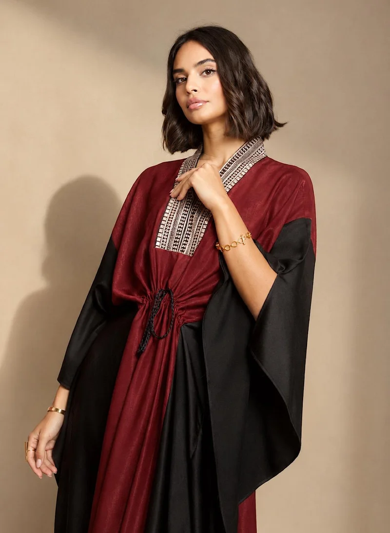 Ecstacy  Dual shade kaftan for Women | Best Price UAE