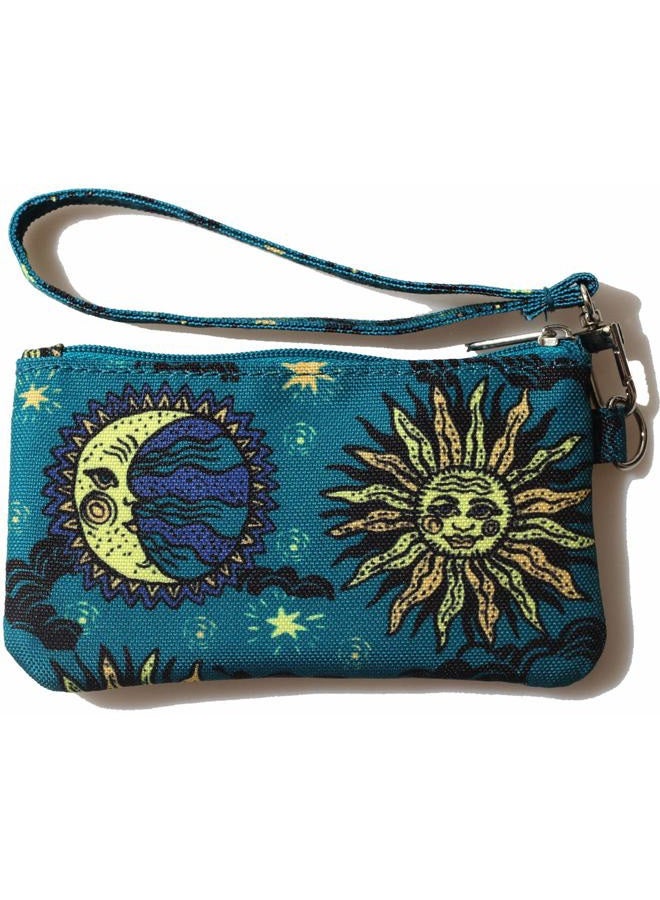 DQL Women's wrist lanyard wallet, Small Zipper Wallets for Women, Zip ID Case Wallet Driver Licence Holder((YSM) - Image 2