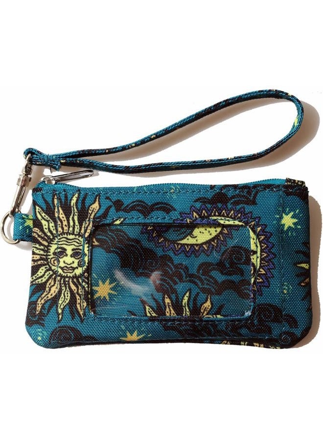 DQL Women's wrist lanyard wallet, Small Zipper Wallets for Women, Zip ID Case Wallet Driver Licence Holder((YSM) - Image 1