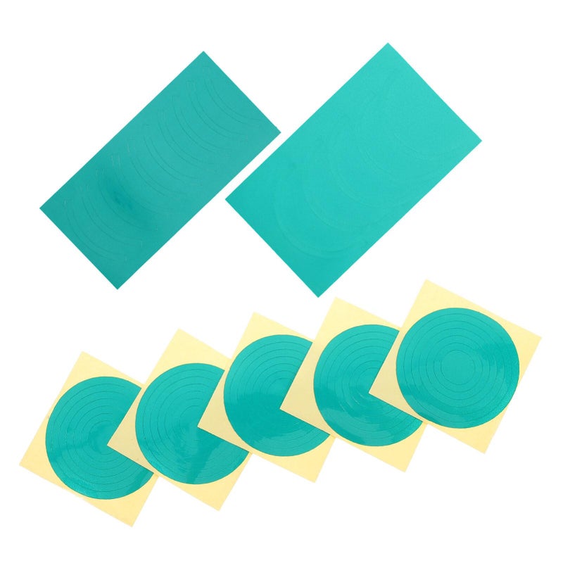 Reflective Waterproof Pressure Gauge Stickers 7 Sheets 1 93 Inch Diameter Circle Decals - Image 2