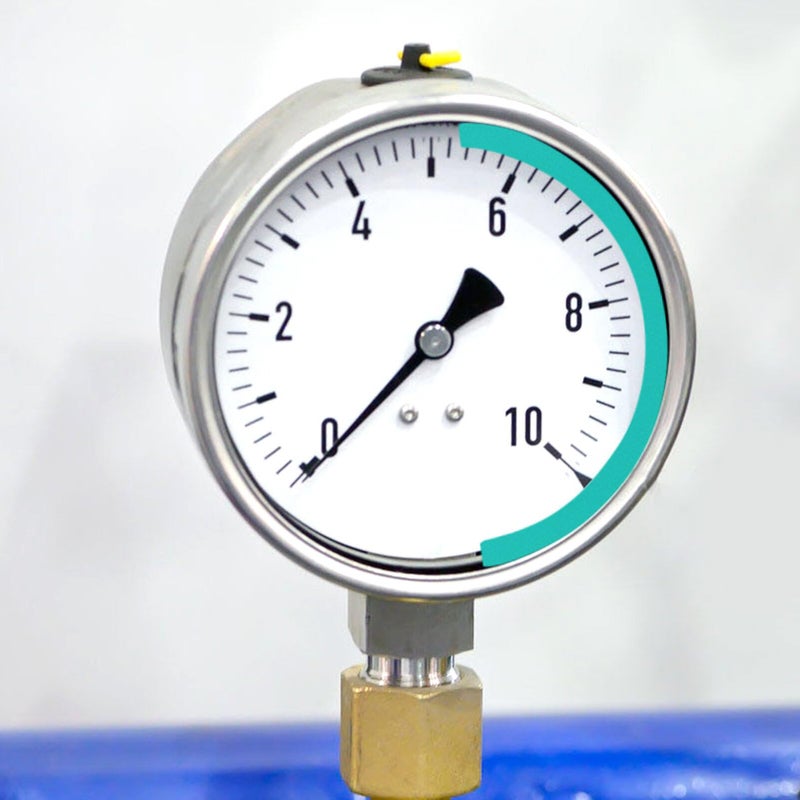 Reflective Waterproof Pressure Gauge Stickers 7 Sheets 1 93 Inch Diameter Circle Decals - Image 5