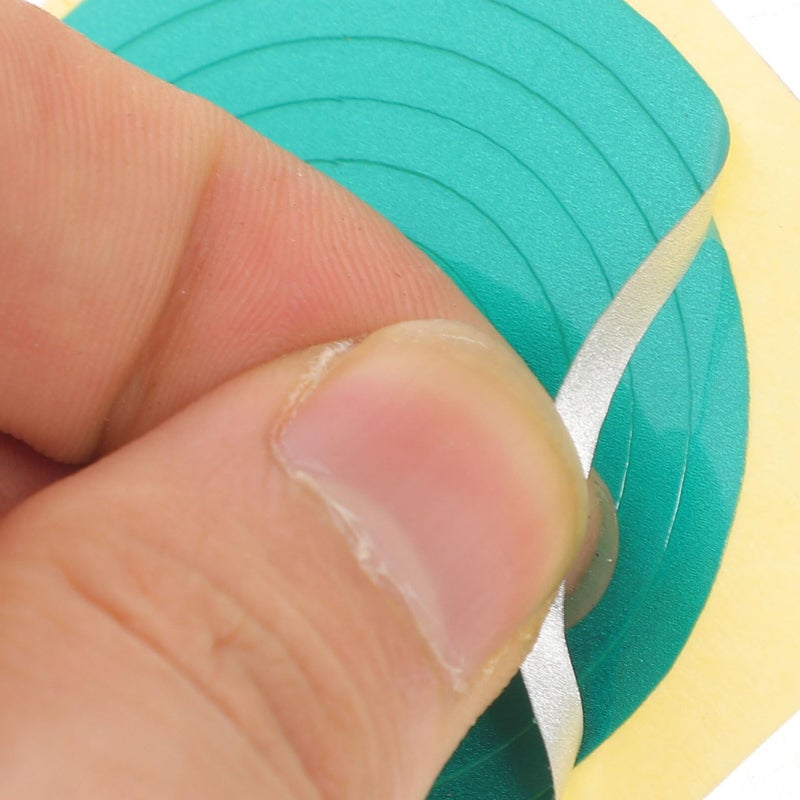 Reflective Waterproof Pressure Gauge Stickers 7 Sheets 1 93 Inch Diameter Circle Decals - Image 3