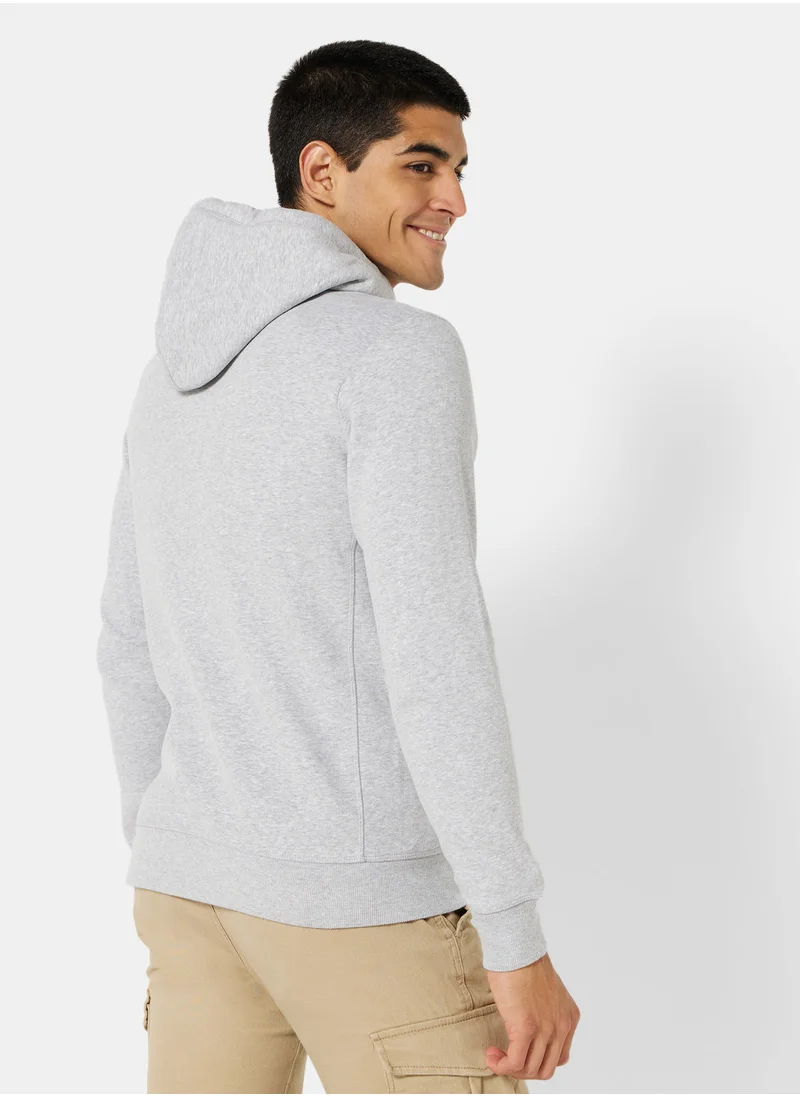 جاك اند جونز Essential Logo Long Sleeve Hoodie