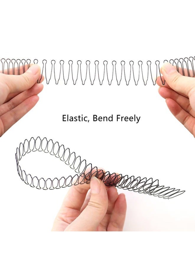 TCOTBE 5 Pcs U Shape Hair Finishing Fixer Wavy Comb U Pin Hair Clip Combs Metal Wire Hair Combs Mini Bangs Holder Hair Updo Styling Tool Invisible Hairstyle Hair Accessories for Girl and Women - Image 3