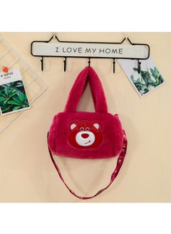 Y&D 22cm Strawberry Bear Creative Cute  Plush Doll Backpack  - Image 2