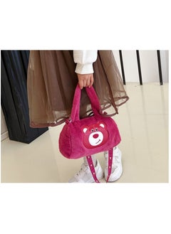 Y&D 22cm Strawberry Bear Creative Cute  Plush Doll Backpack  - Image 5