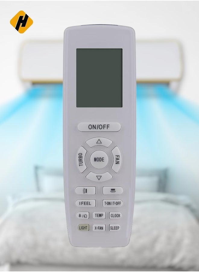 HuHa - Replacement for GREE AC Air Conditioner Remote Control YAP1FB2F 4LIV09HP115V1AH 4LIV12HP115V1AH 4LIV05HP230V1AH 4LIV07HP230V1AH 4LIV09HP230V1AH 4LIV12HP230V1AH 4LIV18HP230V1AH 4LIV24HP230V1AH - Image 1
