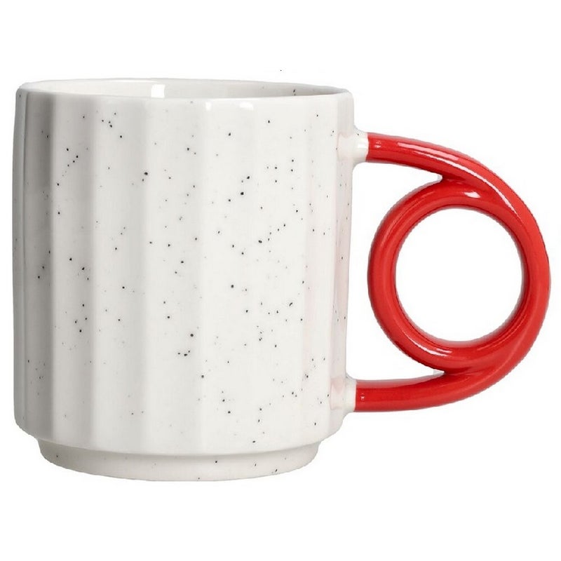 Tognana Iris Mika 440ml Mug – Elegant Porcelain Cup for Coffee, Tea & Hot Beverages, Modern Design for Home, Office & Dining Tableware, Assorted 1 Piece - Image 5