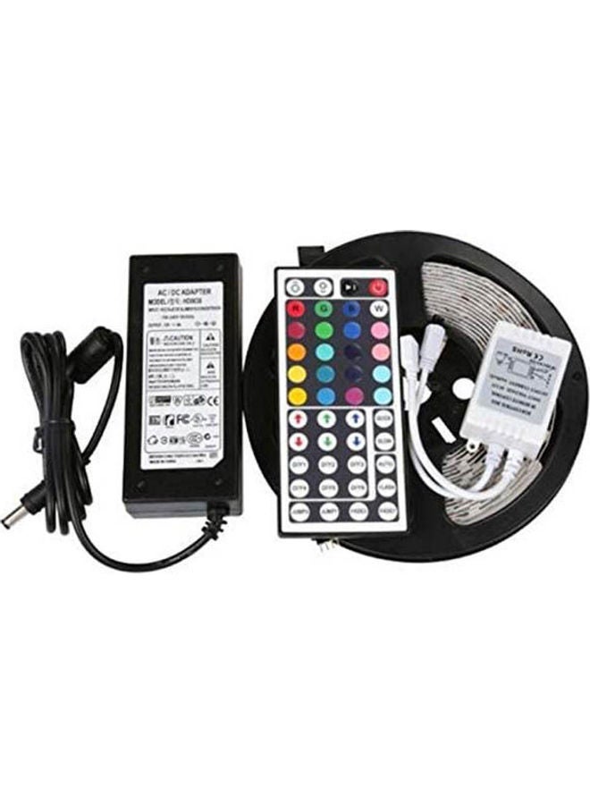NIBEMINENT 300 Leds 5050 Rgb Led Strip Light Smd 12V Ir Controller 6A Power Multicolour 5meter
