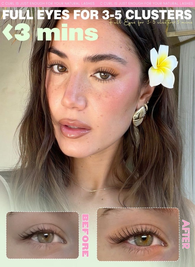 Boahankuke Aurora Natural Lash Clusters Wispy Cluster Eyelash Extensions C Curl Eyelash Clusters Invisible Band Individual Lashes 8-16MM Soft BASF Lash Extensions 120PCS Wet Pestañas Postizas Naturales at Home - Image 2