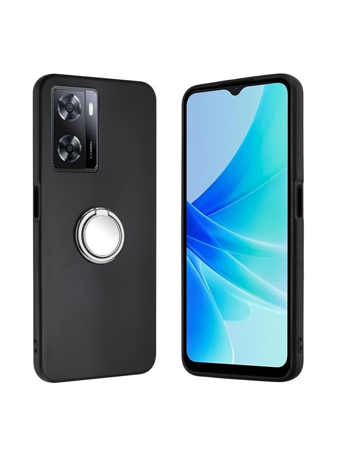 S-TOP Case For OPPO A57 Matte Ring Holder TPU Phone Case - Image 1