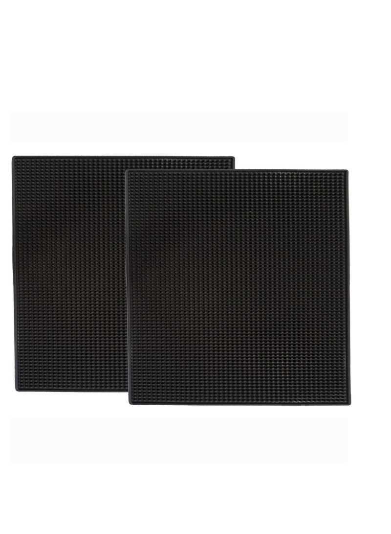 Y&D 2 Pack Bar Mat, Mat For Spills 12 X Inch Thick Durable And Stylish . Non Slip, Non-toxic, Service Coffee, Restaurants Counter Top, Easy To Clean, Within  - Image 1