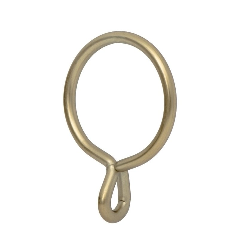 Ivilon Drapery Eyelet Curtain Rings  17 Ring for Curtain Hook Pins Set of 14  Warm Gold