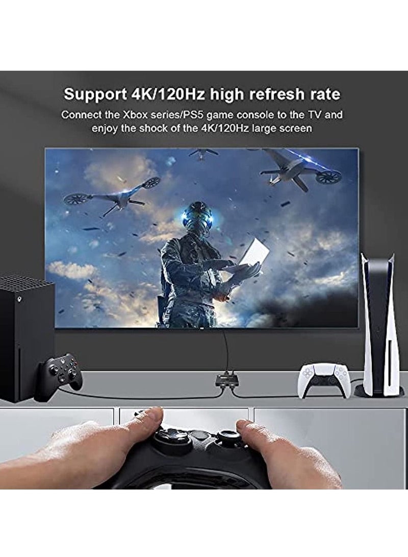 Hdmi 2 1 Ultra Hd 8K High Speed 48Gbps Directional Switch Only 2In 1Out 8K@60Hz 4K@120Hz Converter Compatible With Xbox Ps5 Projectors Monitors  - Image 4